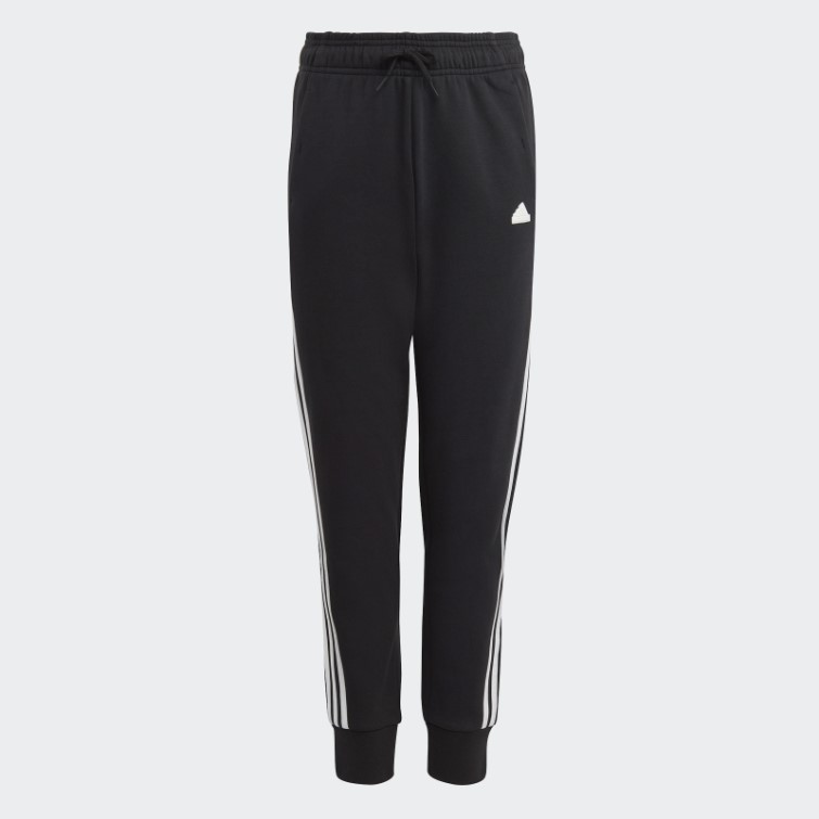 Pantalon Adidas Future Icons En Coton Noir à 3 Bandes