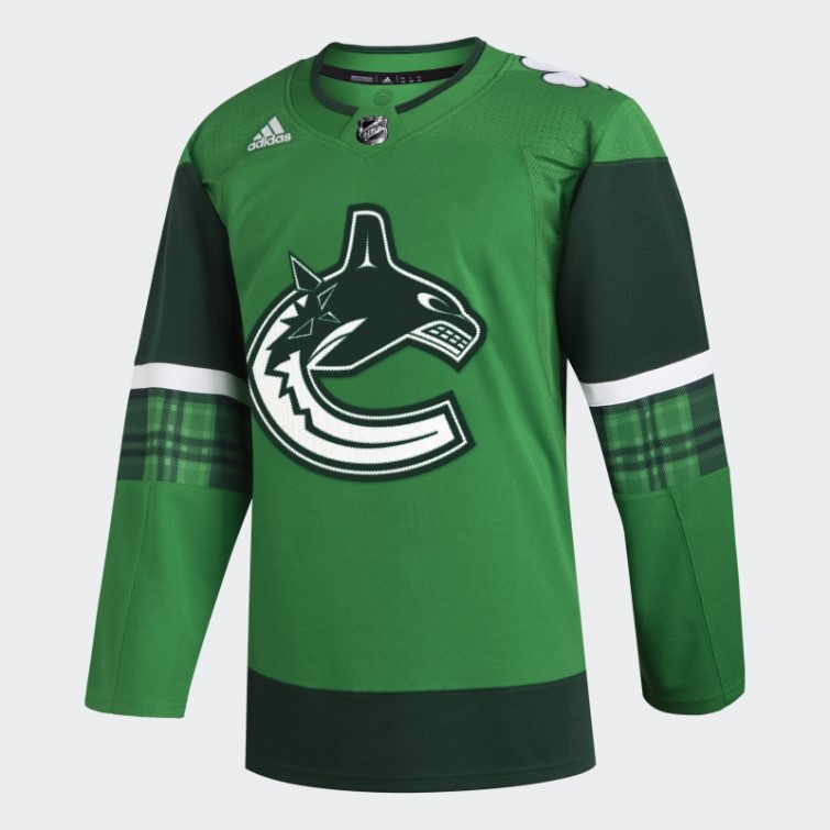Maillot St Pats Canucks Vancouver Vert Kelly11ccm Adidas