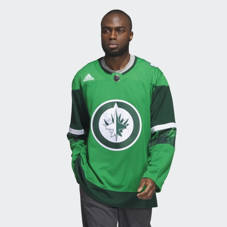 Adidas Maillot Winnipeg Jets St Pats Kelly Vert11ccm
