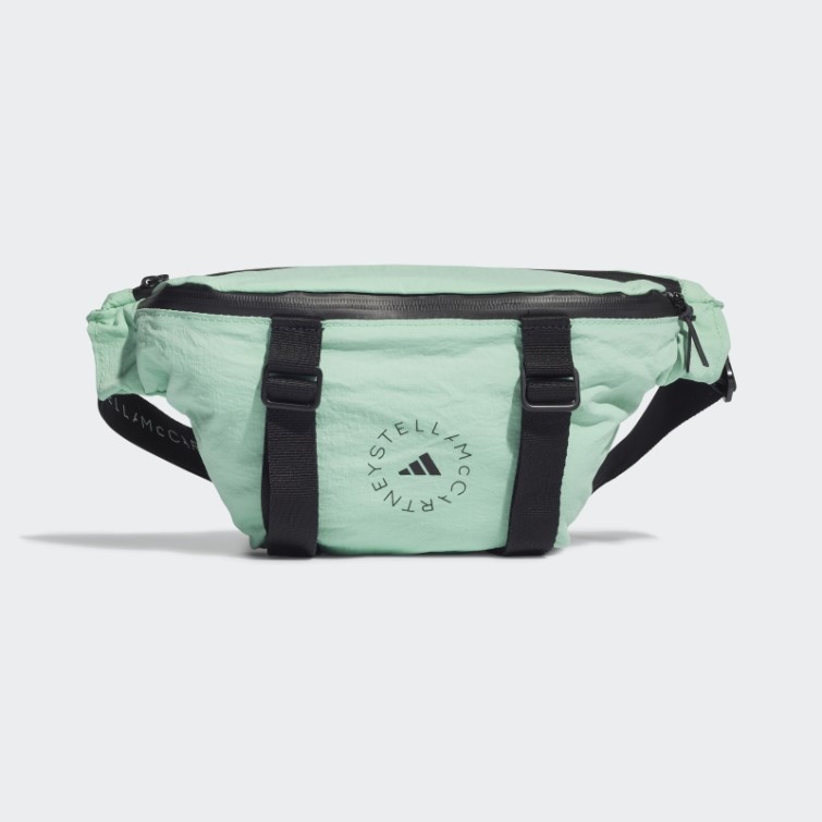 Adidas By Stella Mccartney Sac Banane Convertible Vert Chaud
