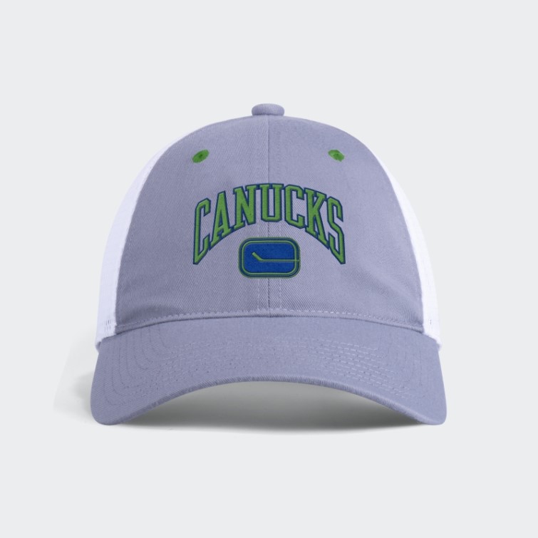 Casquette Trucker Canucks Slouch Gris Adidas