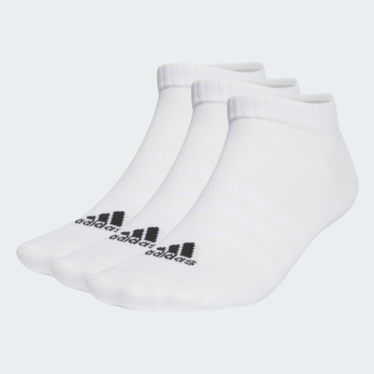 Adidas Chaussettes Basses Sportswear Fines Et Légères Blanches 3 Paires