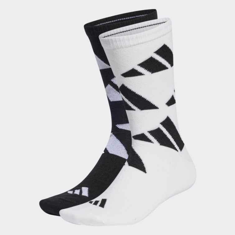 Aeroready Crew Logo Brand Love Chaussettes 2 Paires Adidas Blanc