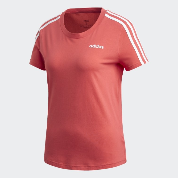 T-shirt Essentiel à 3 Bandes Adidas Core Rose