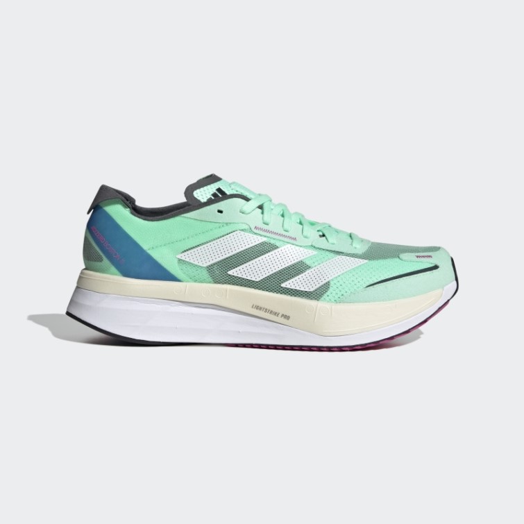 Adidas Adizero Boston 11 Chaussures De Course à La Menthe