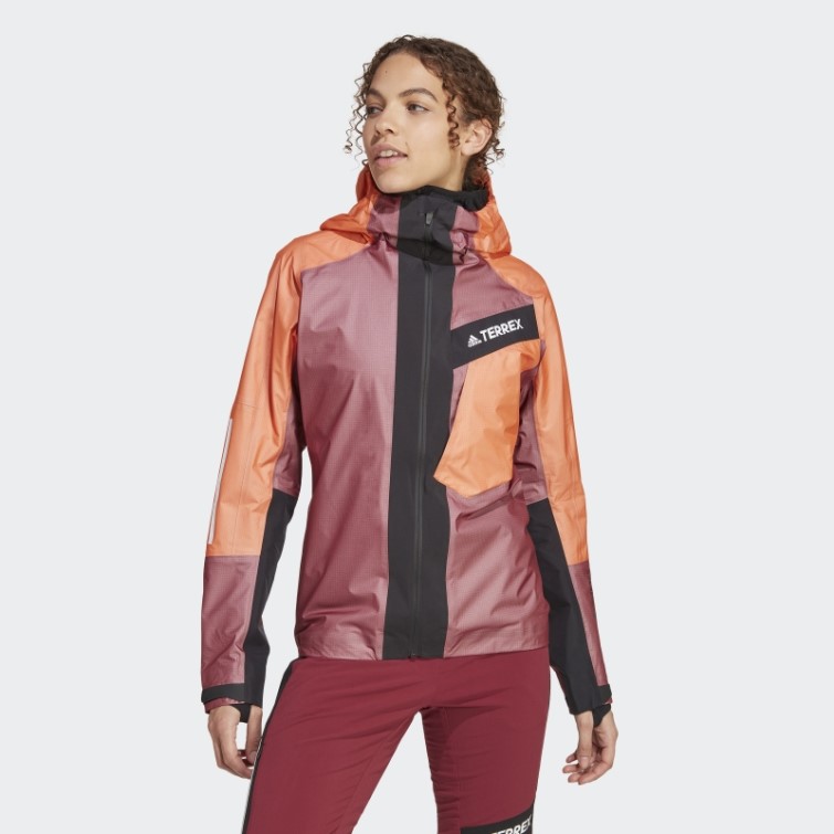 Adidas Veste Techrock Light Gore-tex Rouge