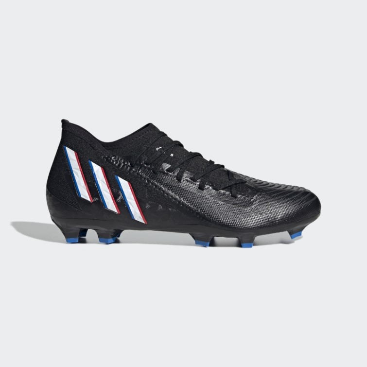 Adidas Predator Edge.3 Chaussures De Football Pour Terrain Sec Noir