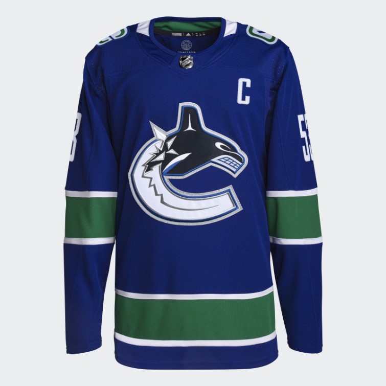 Maillot Canucks Horvat Home Authentique Adidas Royal 08 Ccm-sld