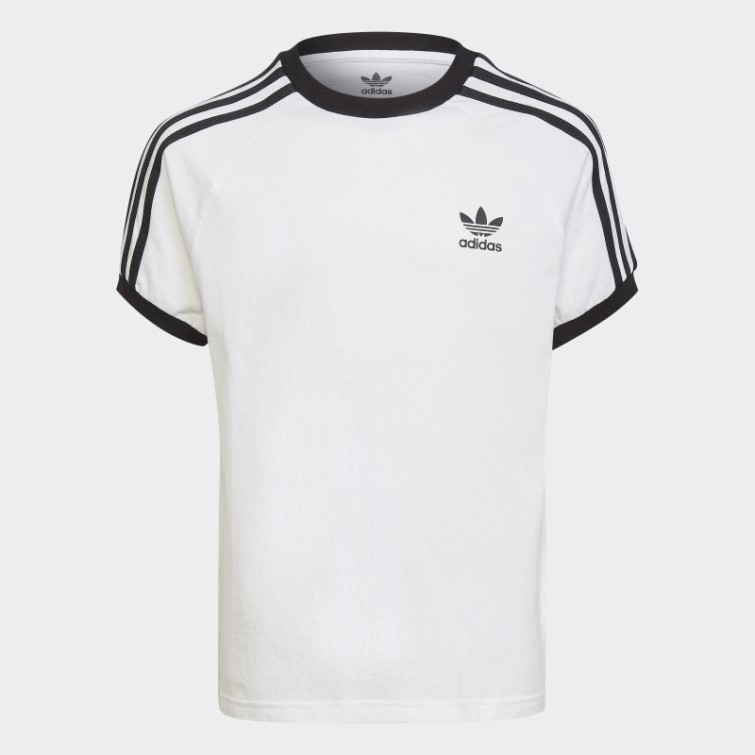 Adidas Adicolor 3-stripes T-shirt Blanc