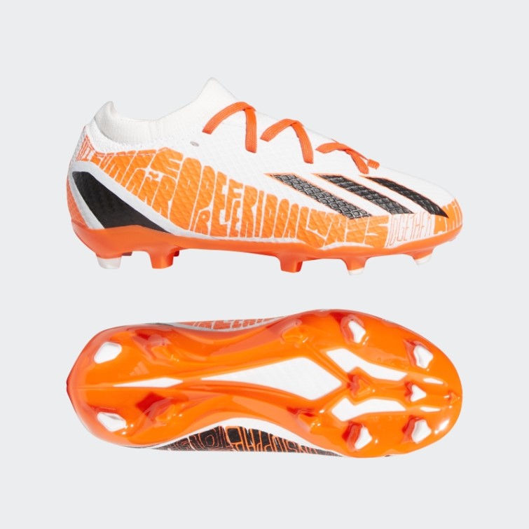 Adidas X Speedportal Messi.3 Crampons Sol Ferme Blanc