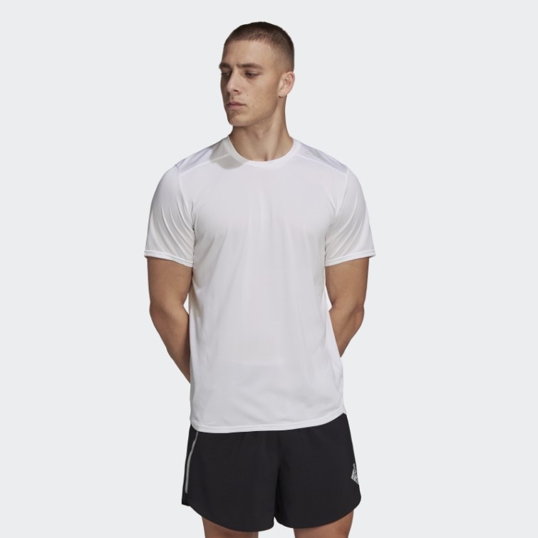 Conçu 4 T-shirt De Course Adidas Blanc