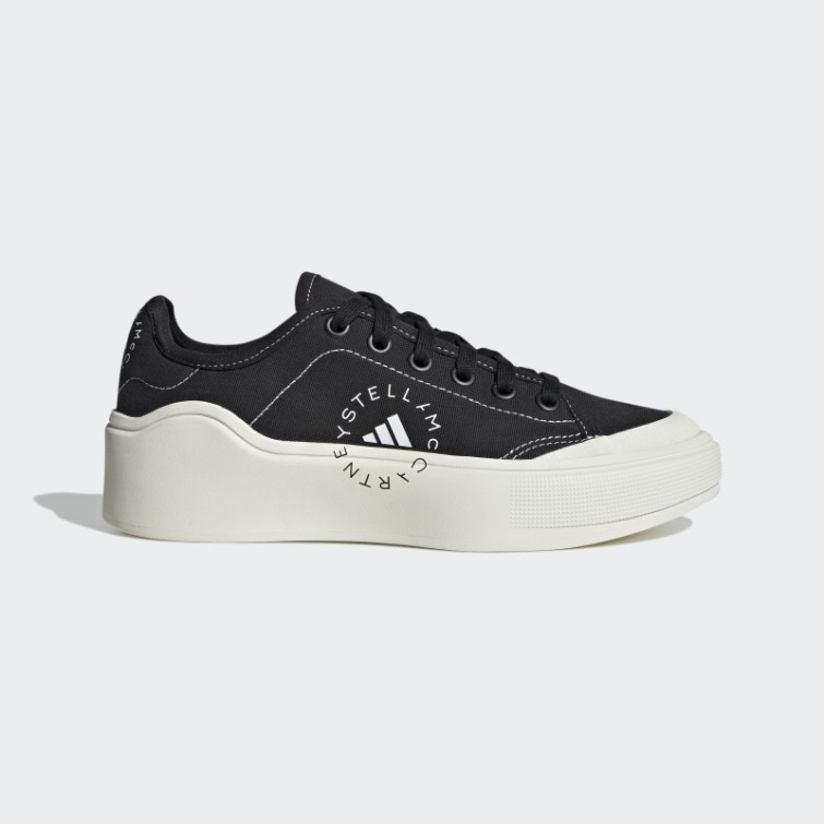 Adidas By Stella Mccartney Chaussures Court Noir Chaud