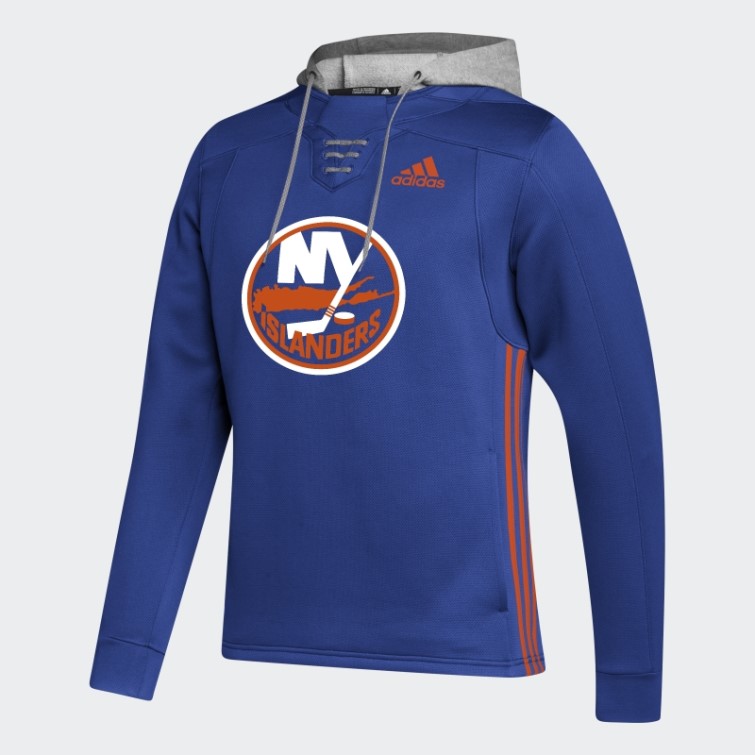 Islanders Skate Lace Sweat à Capuche Adidas Bleu Royal