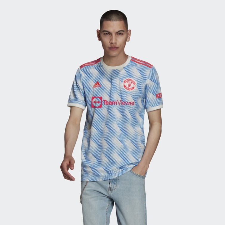 Maillot Extérieur Adidas Manchester United 21/22 Blanc