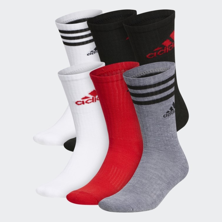 Adidas Chaussettes Mi-mollet Matelassées 6 Paires Noir