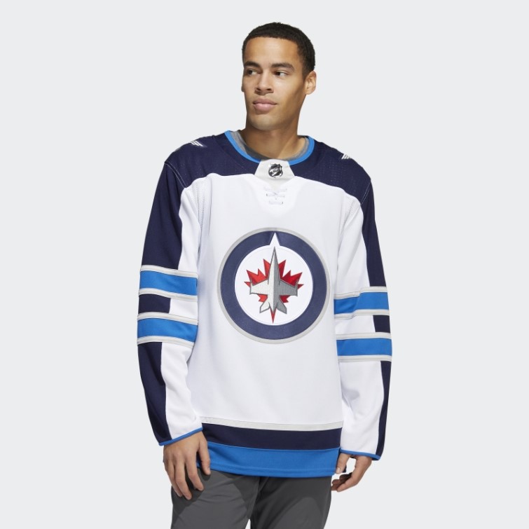 Maillot Adidas Jets Away Authentique Pro Blanc