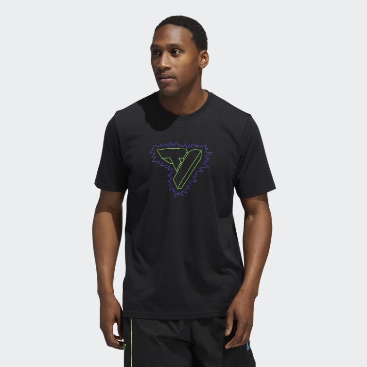 T-shirt Graphique Adidas Trae Noir