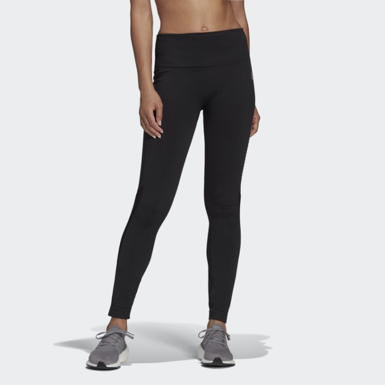 Adidas Aeroknit 7/8 Collant De Course Noir