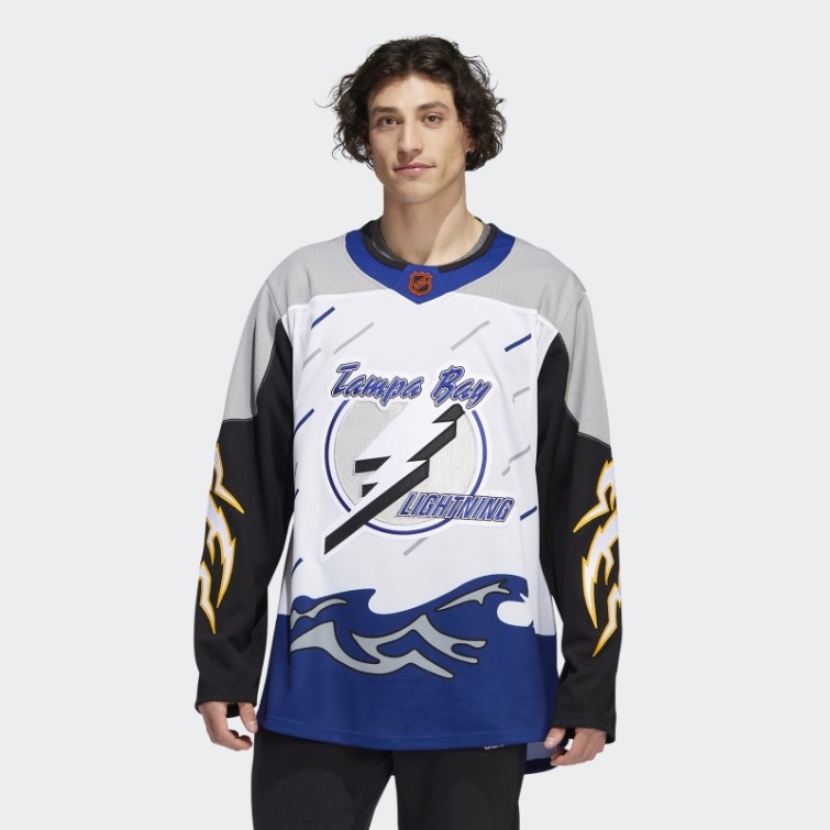 Maillot Adidas Lightning Authentique Reverse Wordmark Blanc