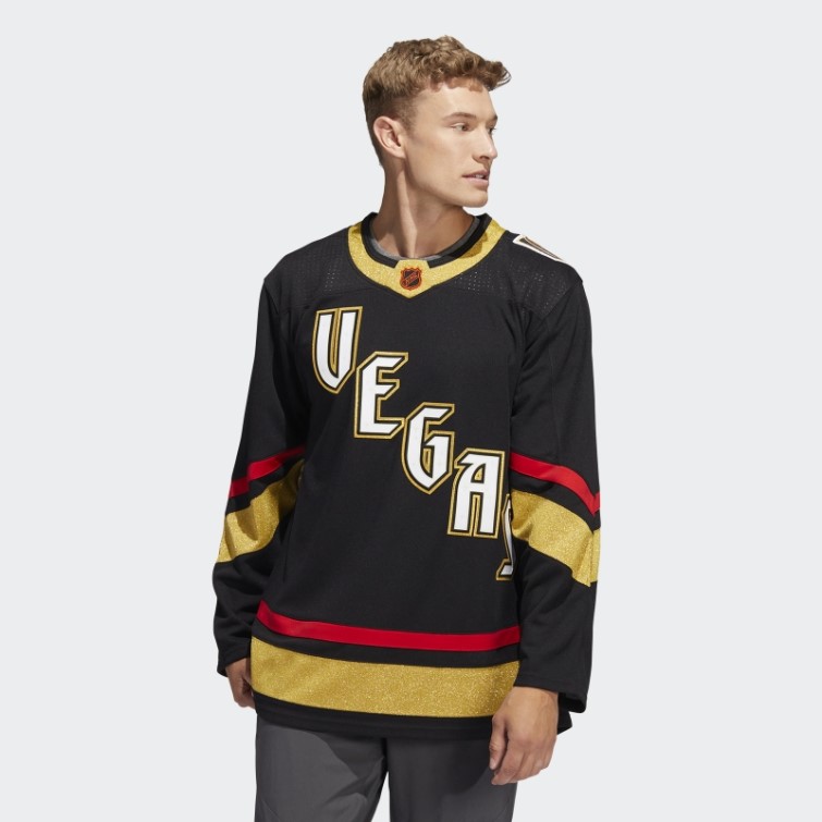Adidas Golden Knights Authentique Reverse Retro Wordmark Maillot Noir