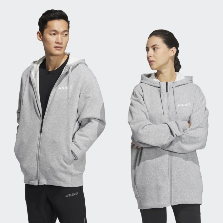Veste En Tricot Gris Moyen (neutre) Adidas
