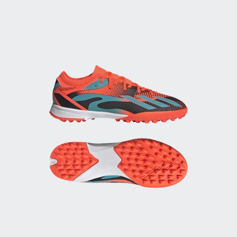 Chaussures De Foot Adidas X Speedportal Messi.3 Turf Noires élégantes