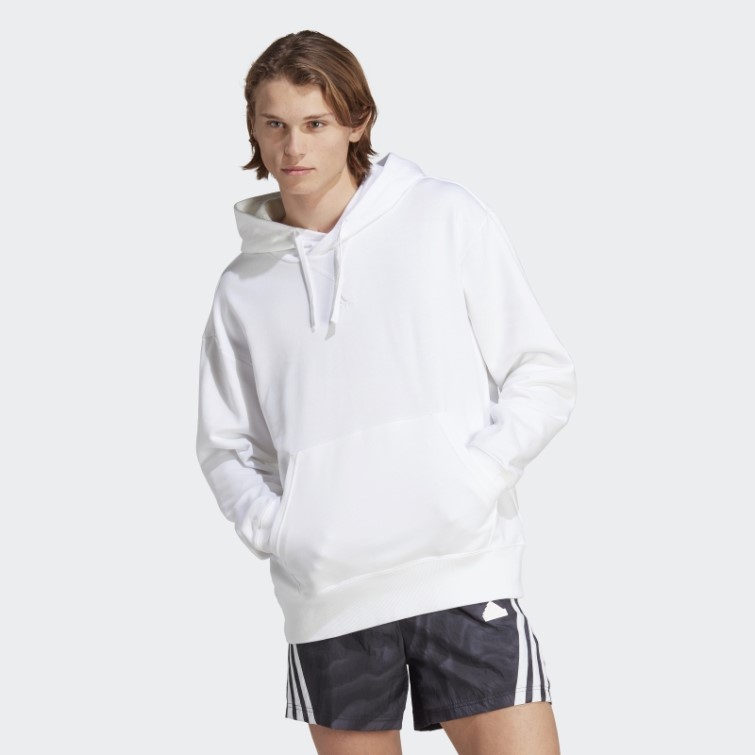 Adidas All Szn French Terry Sweat à Capuche Blanc