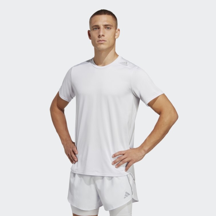 Conçu 4 T-shirt De Course Adidas Dash Gris