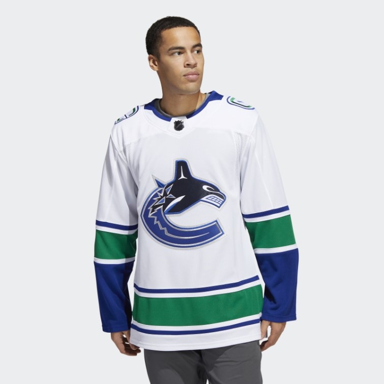 Maillot Pro Authentique Canucks Blanc Adidas