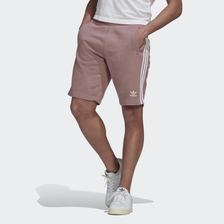 Short De Survêtement 3 Bandes Violet Adidas