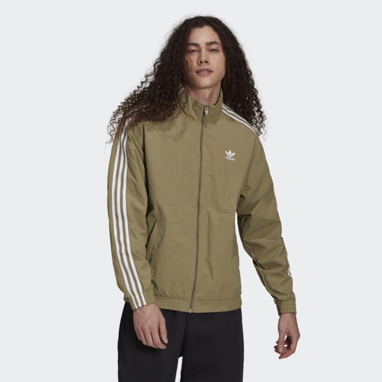 Adidas Adicolor Classics Lock-up Trèfle Track Top Orbite Vert
