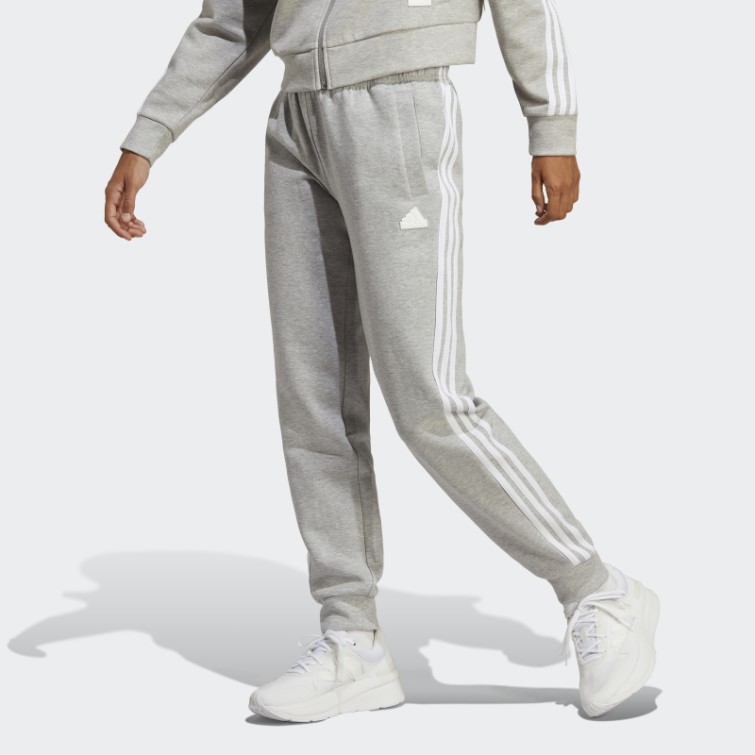 Adidas Pantalon Regular à 3 Bandes Future Icons Gris Moyen