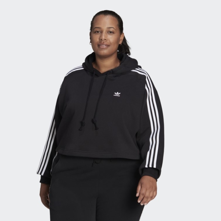 Sweat à Capuche Adicolor Classics Noir (grande Taille) Adidas