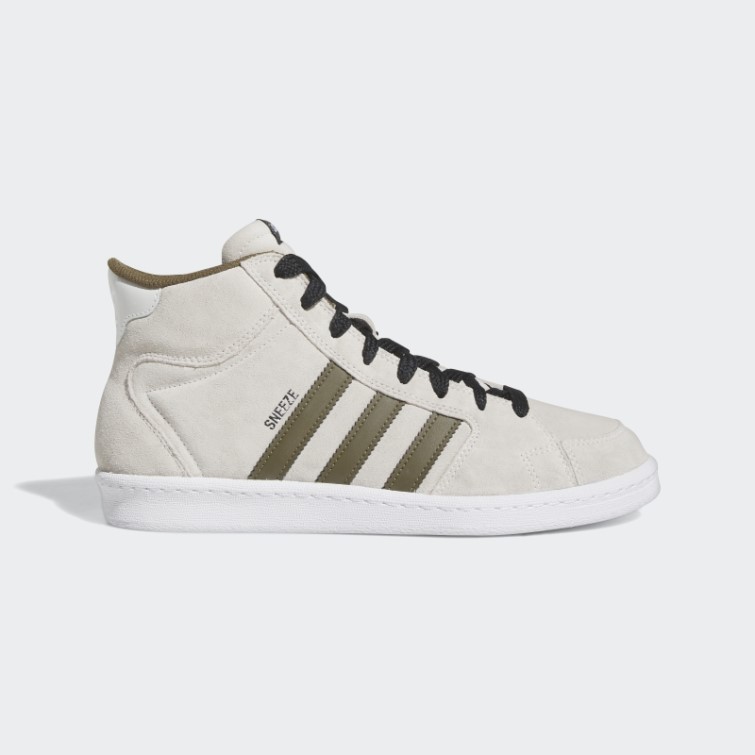 Blanc/trace Olive/noir