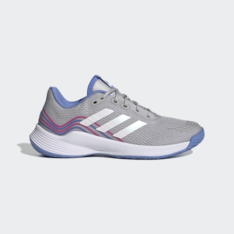 Chaussures De Volley-ball Novaflight Grises Adidas
