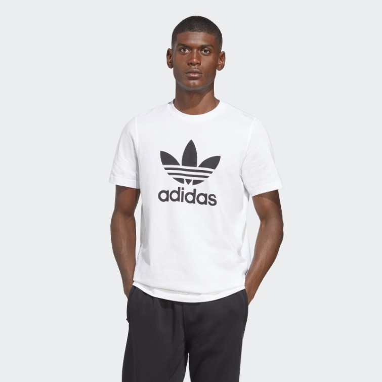 T-shirt Adicolor Classics Trèfle Adidas Blanc