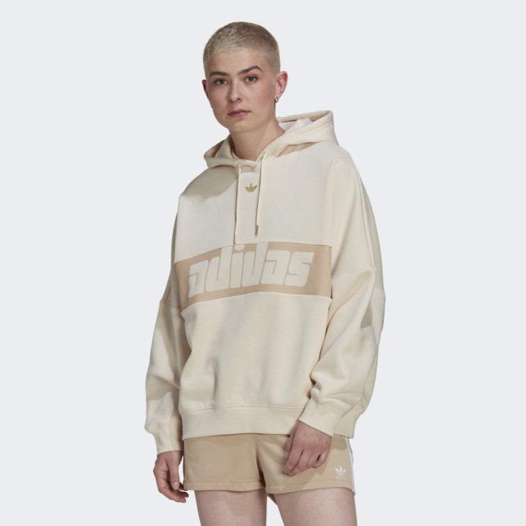 Sweat à Capuche Adidas Ski Chic Blanc