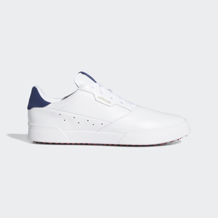 Chaussure De Golf Adicross Retro Blanche Adidas