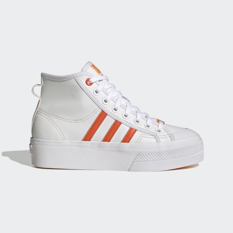 Adidas Nizza Platform Mid Chaussures Vegan Blanc