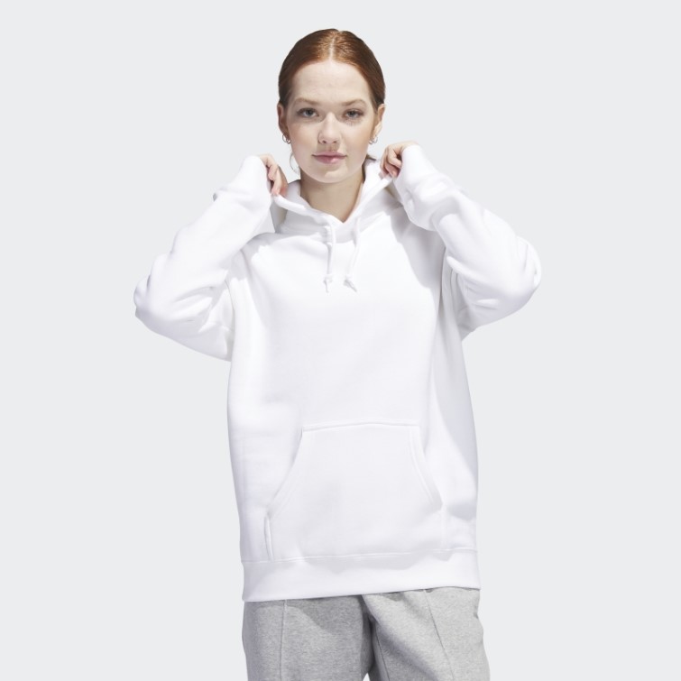 Sweat à Capuche Adidas Originals Blanc
