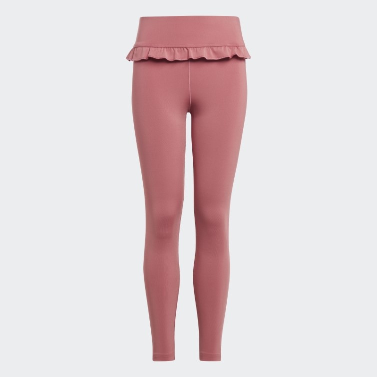 Collants Adidas Yoga Aeroready Taille Haute 7/8 Rose