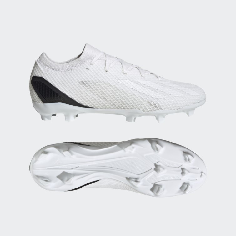 Adidas X Speedportal.3 Chaussures De Sol Ferme Blanches