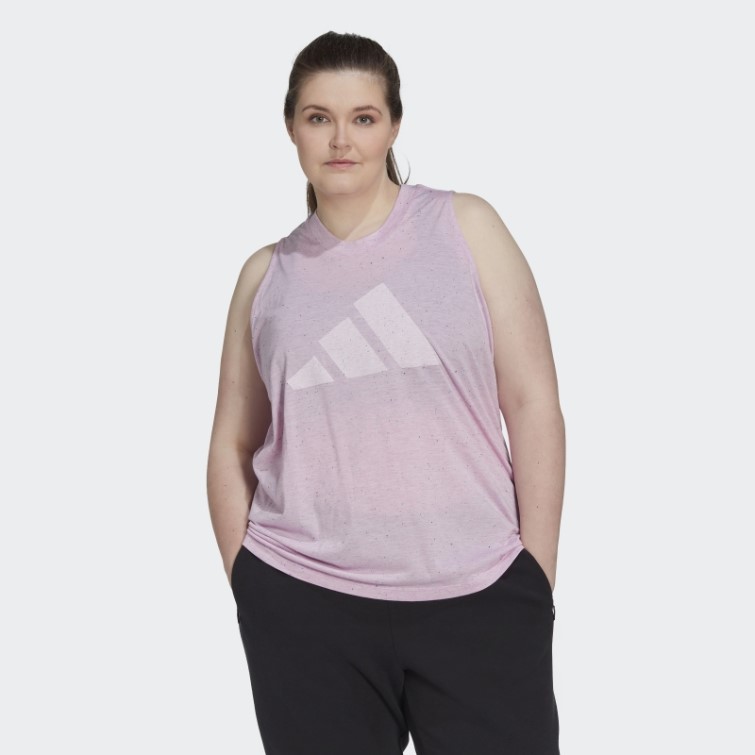 Adidas Future Icons Winners 3.0 Débardeur (taille Plus) Lilas Mel