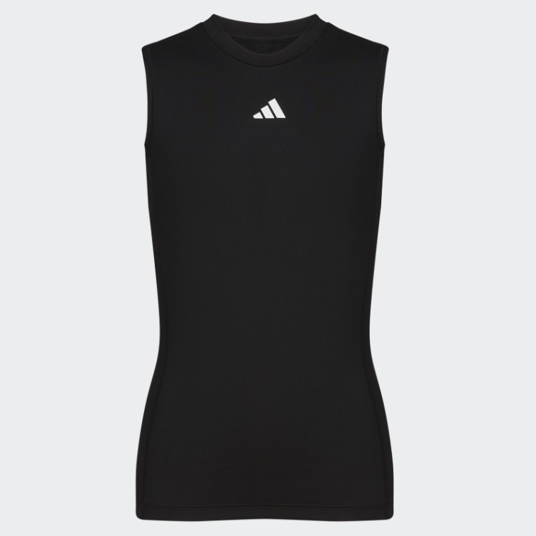 Adidas Top Techfit Sans Manches Noir