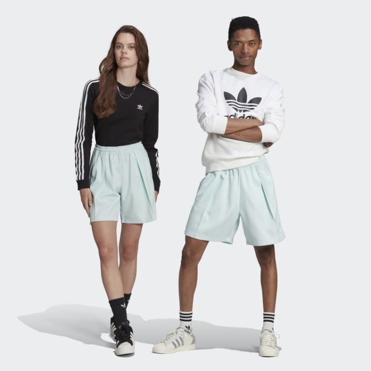 Adidas Short Adicolor Contempo Bleu (non Genré)