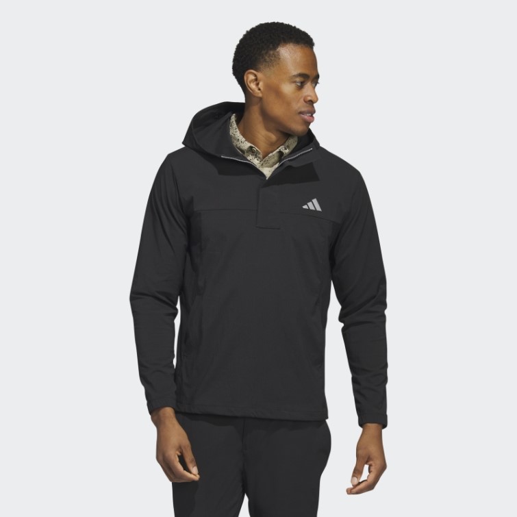 Adidas Ripstop 1/4-zip Golf Sweat à Capuche Noir