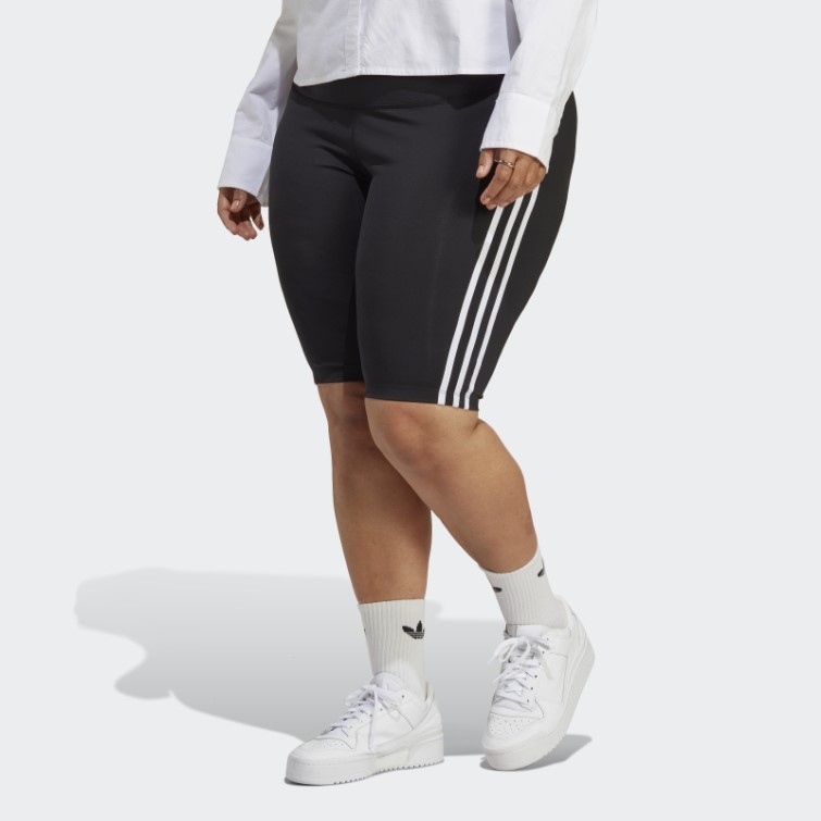 Collant Court Taille Haute Adidas Adicolor Classics Noir (grande Taille)
