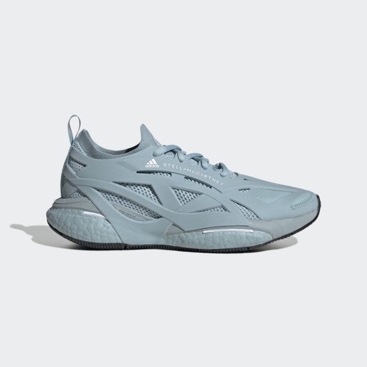 Chaussures De Course Adidas By Stella Mccartney Solarglide Gris Cendré
