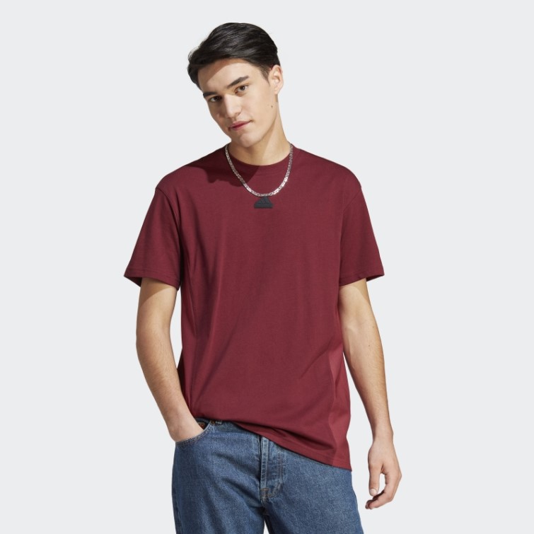 T-shirt Adidas City Escape Rouge