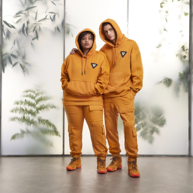 Sweat à Capuche (tous Genres) Adidas Focus Orange